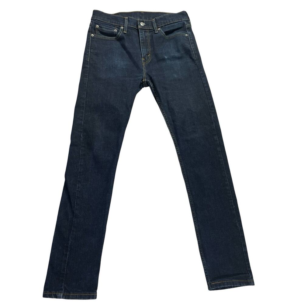 Levis‎ 510 Jeans Mens Fits 31x31 (31x32 Tag) Blue Skinny Fit Dark Wash Stretch